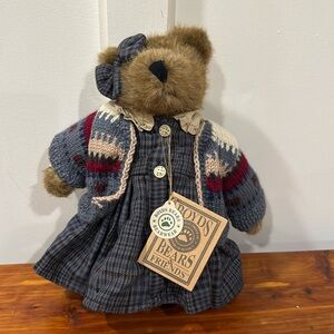 NWT Vtg 1998 Boyds Bear Zelma Berriweather Stuffed Animal Plush